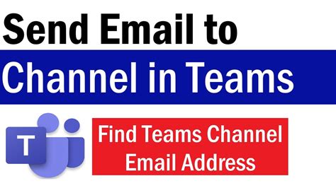 send email to channel meaning